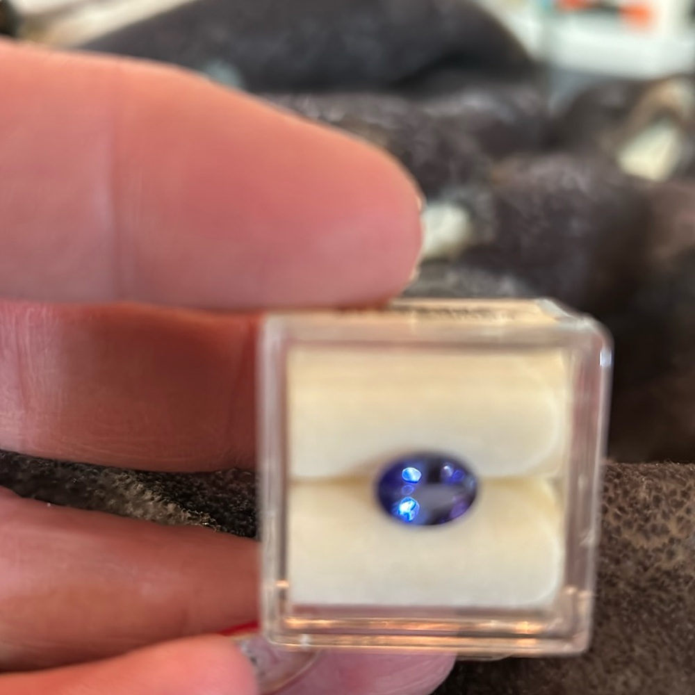 One AAAA Carat Beautiful Tanzanite.